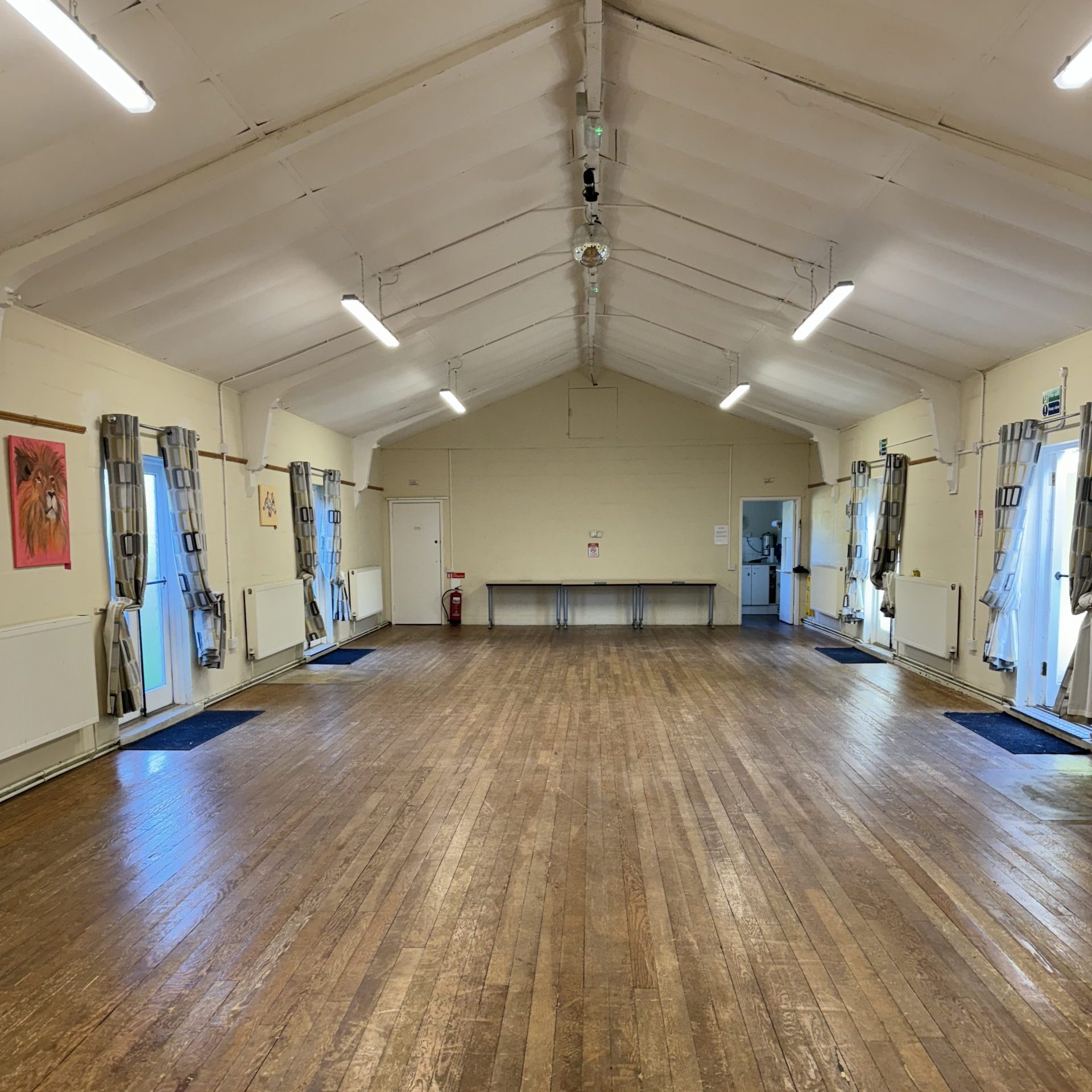 Interior St.Olaves Village Hall